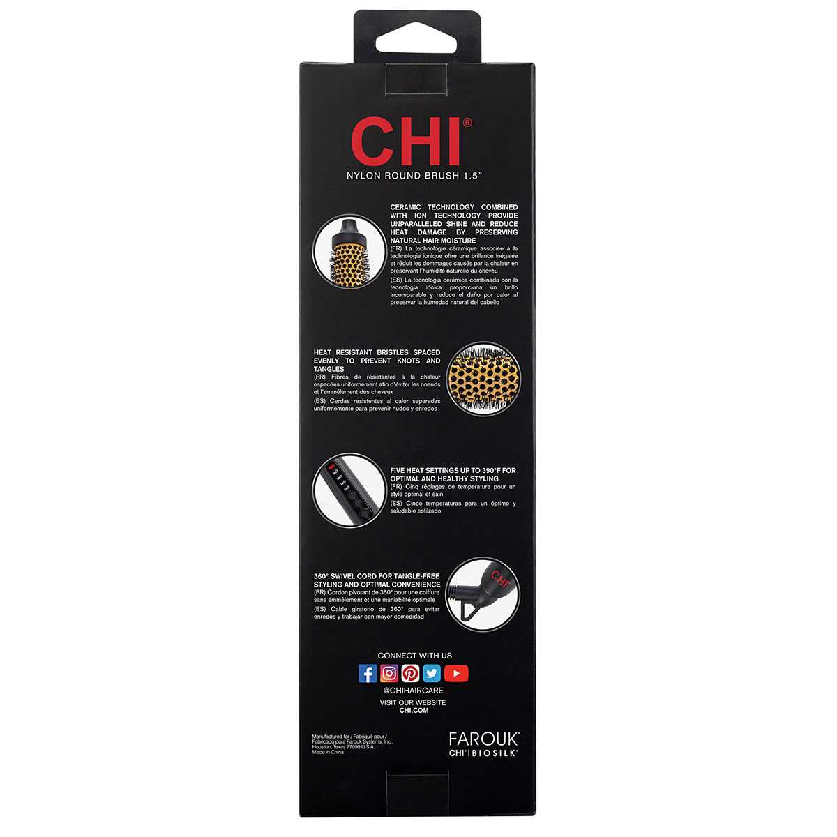 CHI - Ceramic Round Brush - 38 mm, foto 4 van 4