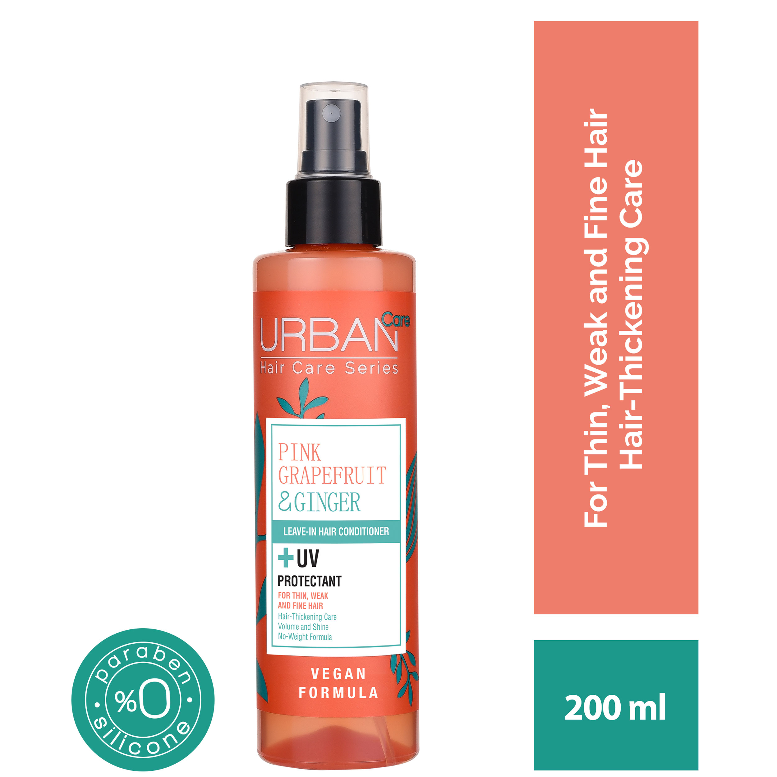 Urban Care - Pink Grapefruit & Ginger Leave-In - 200 ml, foto 2 van 3