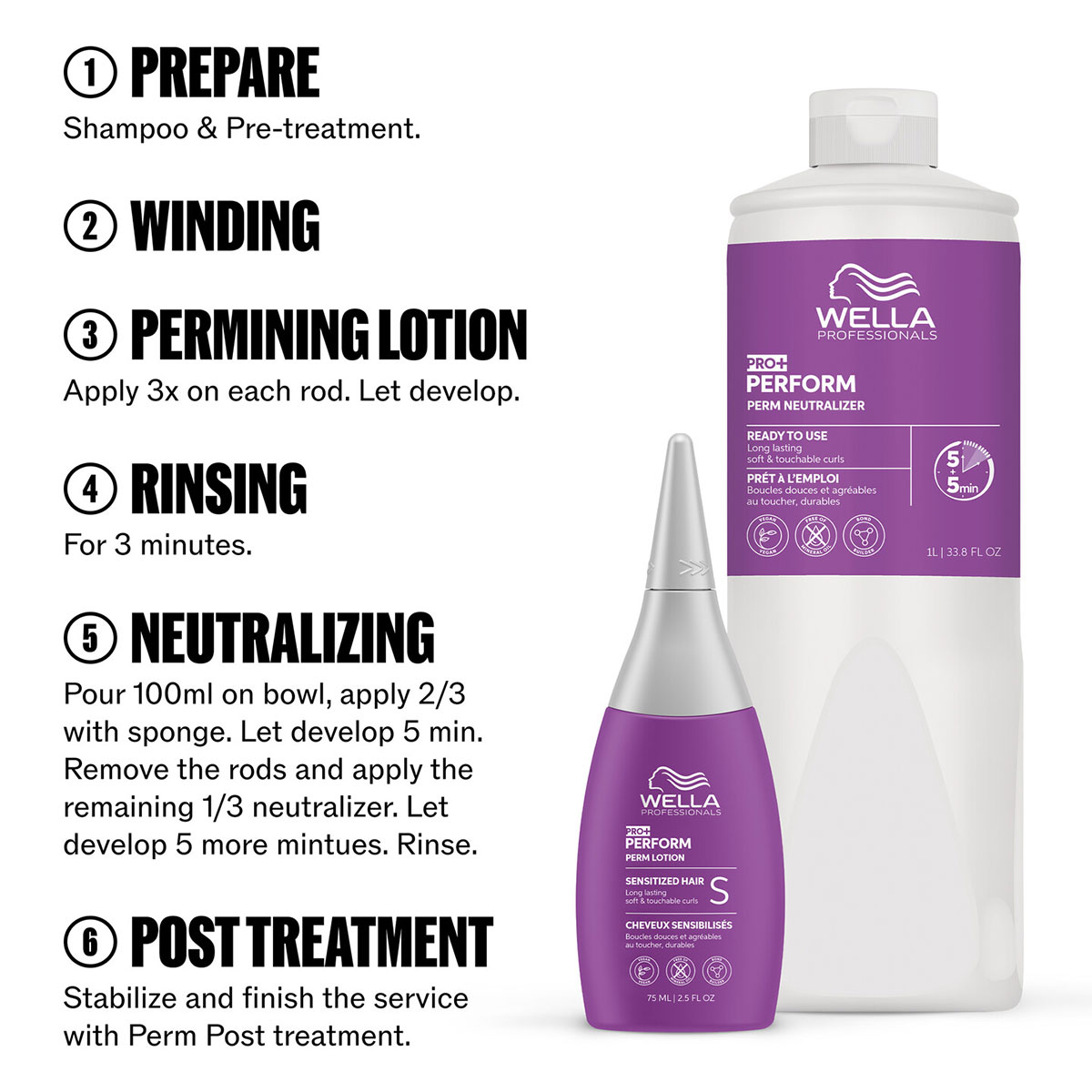 Wella - Perform Perm Neutralizer - 1000 ml, foto 4 van 5