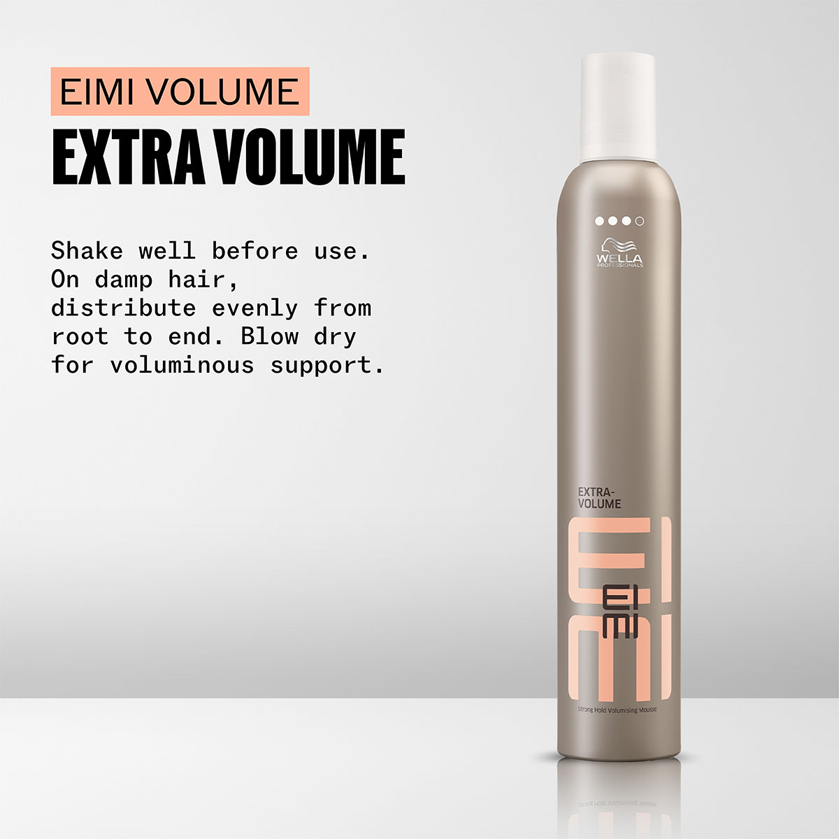 Wella Professionals - EIMI - Extra Volume Mousse, foto 2 van 5