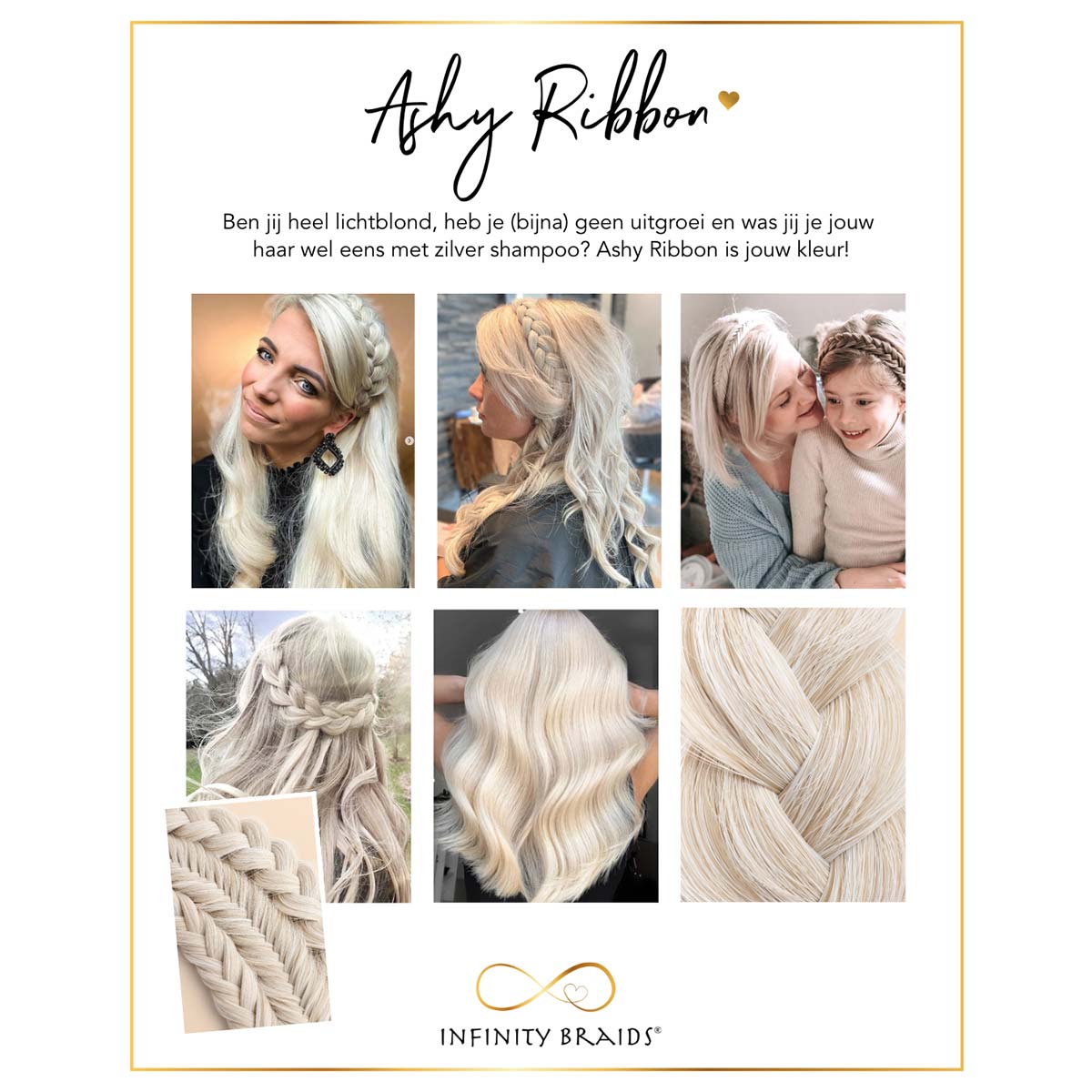 Infinity Braids - Jolie Ashy Ribbon, foto 5 van 6