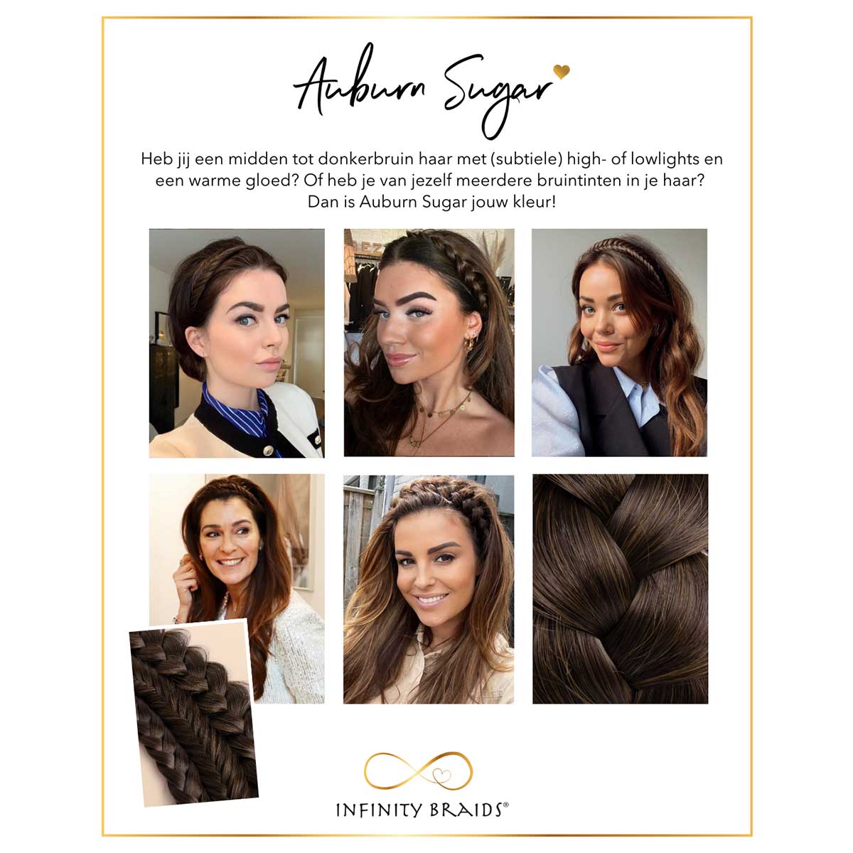 Infinity Braids - Viènne Auburn Sugar, foto 5 van 6