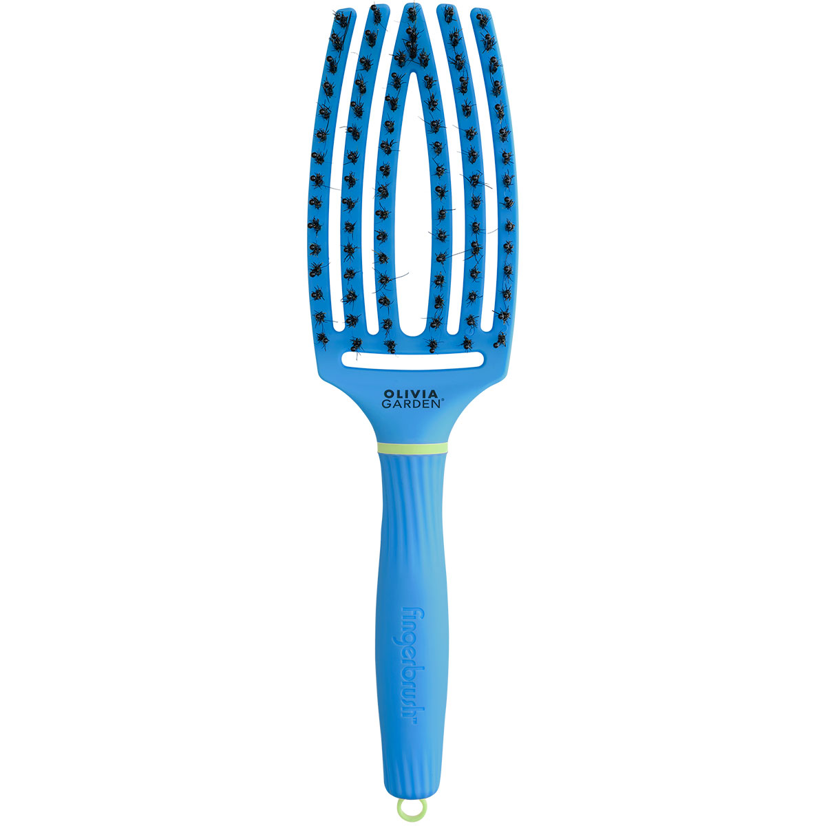 Olivia Garden - FingerBrush Boar&Nylon - Turbo Blue