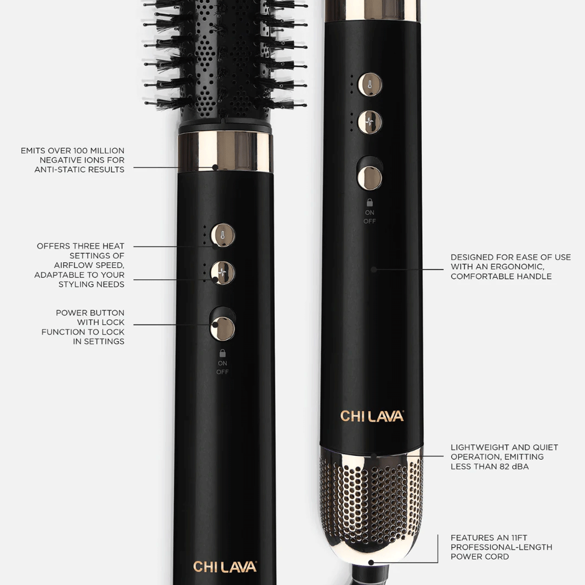 CHI - LAVA AirGlam Multi Styler - Zwart, foto 5 van 5