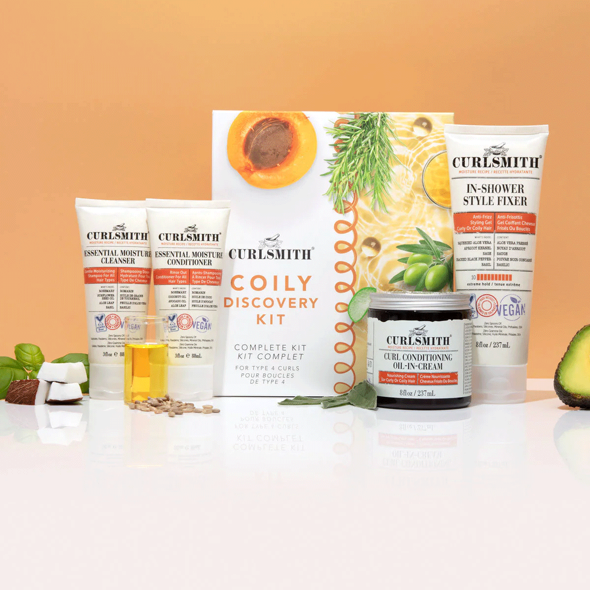 Curlsmith Coily Wash Day Discovery Kit, foto 4 van 4