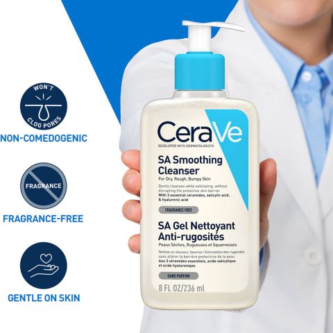 CeraVe - SA Anti-Ruwe Huid Reiniging - 236 ml