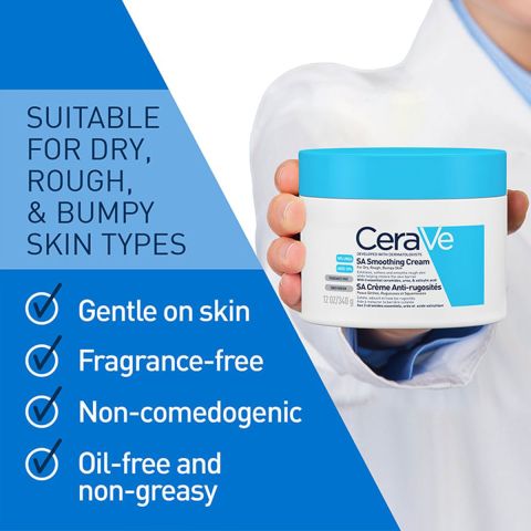 CeraVe - Smoothing Cream - 340 ml
