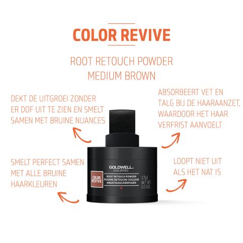 Goldwell - DS - Color Revive - Root Retouch Powder - Medium Brown
