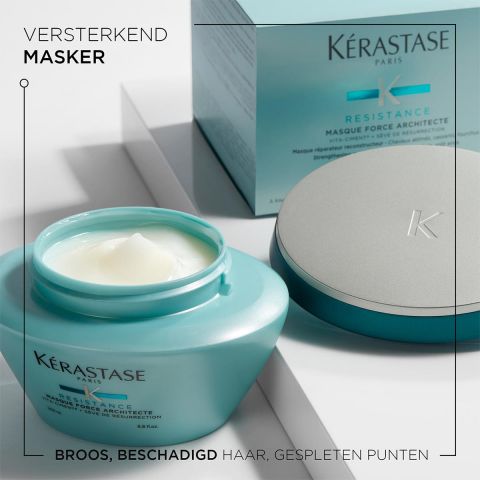 Kérastase - Résistance Masque Force Architecte - Herstellend Haarmasker voor Beschadigd Haar