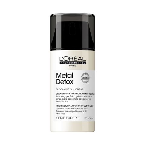 L'Oréal Professionnel - Serie Expert Metal Detox Crème voor Beschadigd en Breekbaar Haar - 100 ml