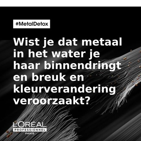 L'Oréal Professionnel - Serie Expert Metal Detox Shampoo - voor Beschadigd Haar
