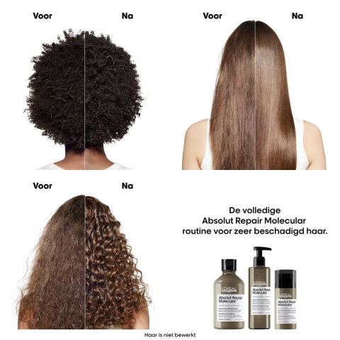 L'Oréal Professionnel - Absolut Repair Molecular Shampoo + Rinse-off Serum - Set