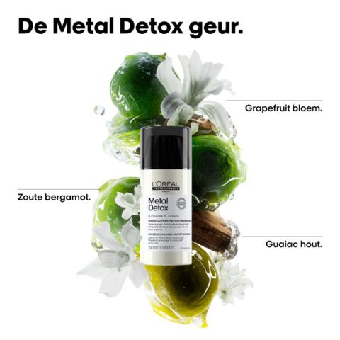 L'Oréal Professionnel - Serie Expert Metal Detox Crème voor Beschadigd en Breekbaar Haar - 100 ml