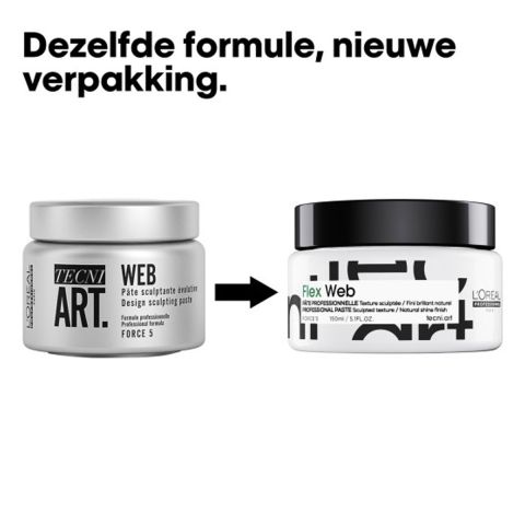 L'Oréal Professionnel - Tecni.ART - Web - Sculpting Paste - Vormgevende Pasta - 150 ml