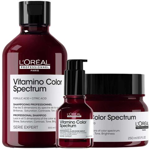 L'Oréal Professionnel - Vitamino Color Spectrum Shampoo + Mask + Serum - Set