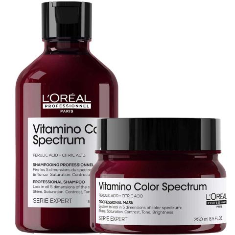 L'Oréal Professionnel - Vitamino Color Spectrum Shampoo + Mask - Set