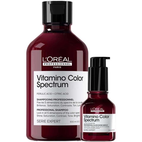 L'Oréal Professionnel - Vitamino Color Spectrum Shampoo + Serum - Set