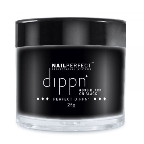 Nail Perfect - Dippn - #038 Black On Black - 25gr