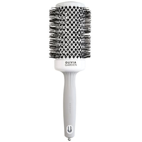 Olivia Garden - Expert Blowout Shine White & Grey - 55 mm