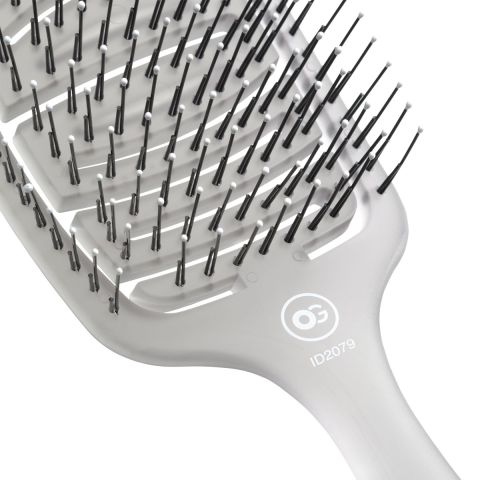 Olivia Garden - Care Flex - Medium Haar - Haarborstel - Ice Grey