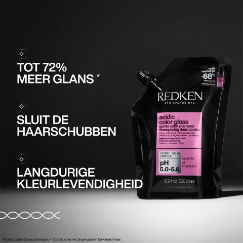 Redken - Acidic Color Gloss Shampoo Refill - 500 ml
