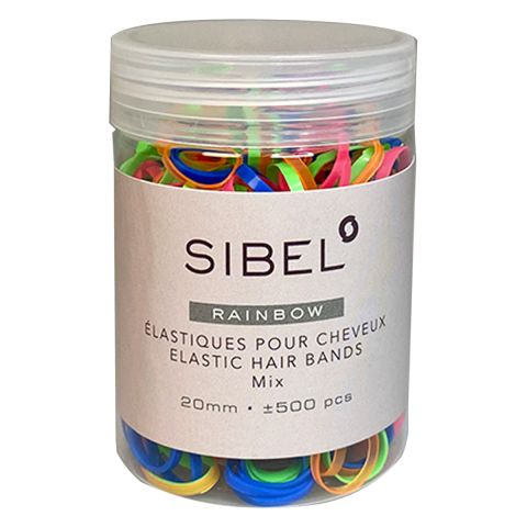 Sibel - Elastiekjes Gekleurd - 500 Stuks - Diameter 15 mm