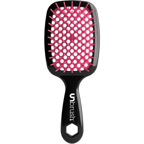 UNbrush-Detangling-Hair-Brush-Cherry-Blossom-Pink-Front