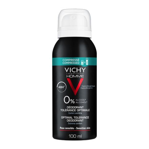 Vichy Homme Deodorant Compressed Gevoelige Huid 48 uur 50 ml