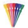 Comair - Haarverf Kwasten - Rainbow Color - Smal - 7 Stuks
