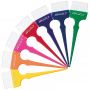 Comair - Haarverf Kwasten - Rainbow Color - Breed - 7 Stuks