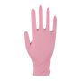 Abena - Nitril Handschoenen Roze Poedervrij - maat XL - 100 stuks