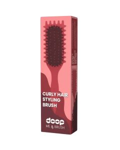 doop Me & Brush Curly Hair Styling Rood