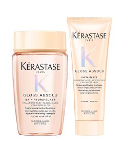 Kérastase gloss absolu hydra glaze shampoo en conditioner mini