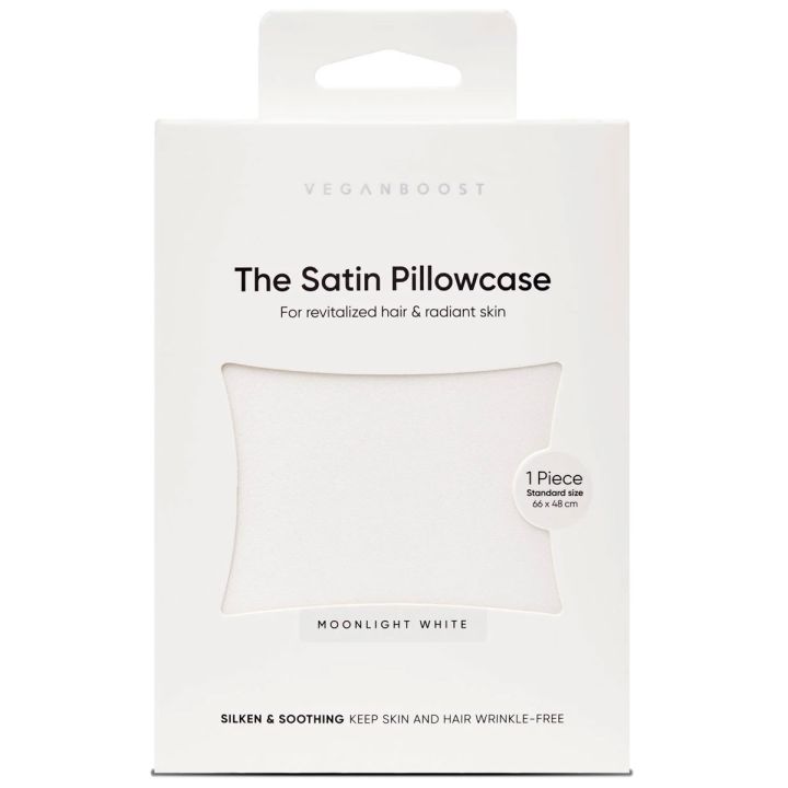 Veganboost Pillowcase Moonlight White