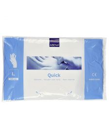 Abena - Quick Plastic Wegwerphandschoenen - Large - 100 stuks (Single Use)