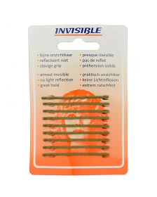 Invisible - Haarschuifjes - Blond - Kort - 9 Stuks