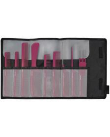 Jaguar - A-Line - 9 delig Kammenset - Berry - Incl. Etui