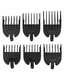 KYONE - Set Opzetkammen voor Vintage Barber Clipper 1,5/3/4,5/6/9/12 mm
