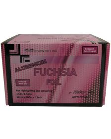Nebur - Aluminium Folie - Embossed Fuchsia - 100 m x 12 cm - 15 my