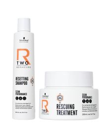 Schwarzkopf - R-TWO - Resetting Shampoo 250 ml & Rescuing Treatment 200 ml 