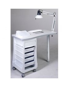 Sibel - Manicure Tafel met Afzuiging - Wit