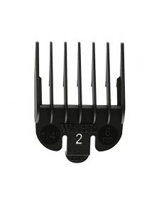 Wahl - Opzetkam - Type 1 - Plastic Zwart - Nr. 2 - 6 mm