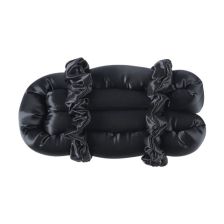 Beauty Pillow Luxury Silk Heatless Curls Black