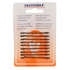 Invisible - Haarschuifjes - Bruin - Kort - 9 Stuks