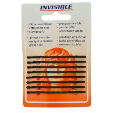 Invisible - Haarschuifjes - Bruin - Lang - 9 Stuks