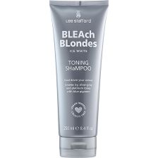 Lee Stafford - Bleach Blondes - Ice White - Shampoo voor Platinum Blond Haar - 250 ml
