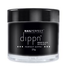 Nail Perfect - Dippn - #038 Black On Black - 25gr