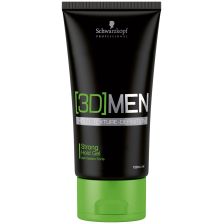 Schwarzkopf - 3D Men - Strong Hold Gel - 150 ml