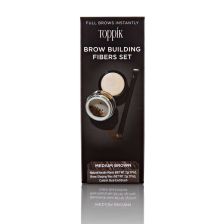 Toppik - Brow Building Fibers Set - Medium Brown