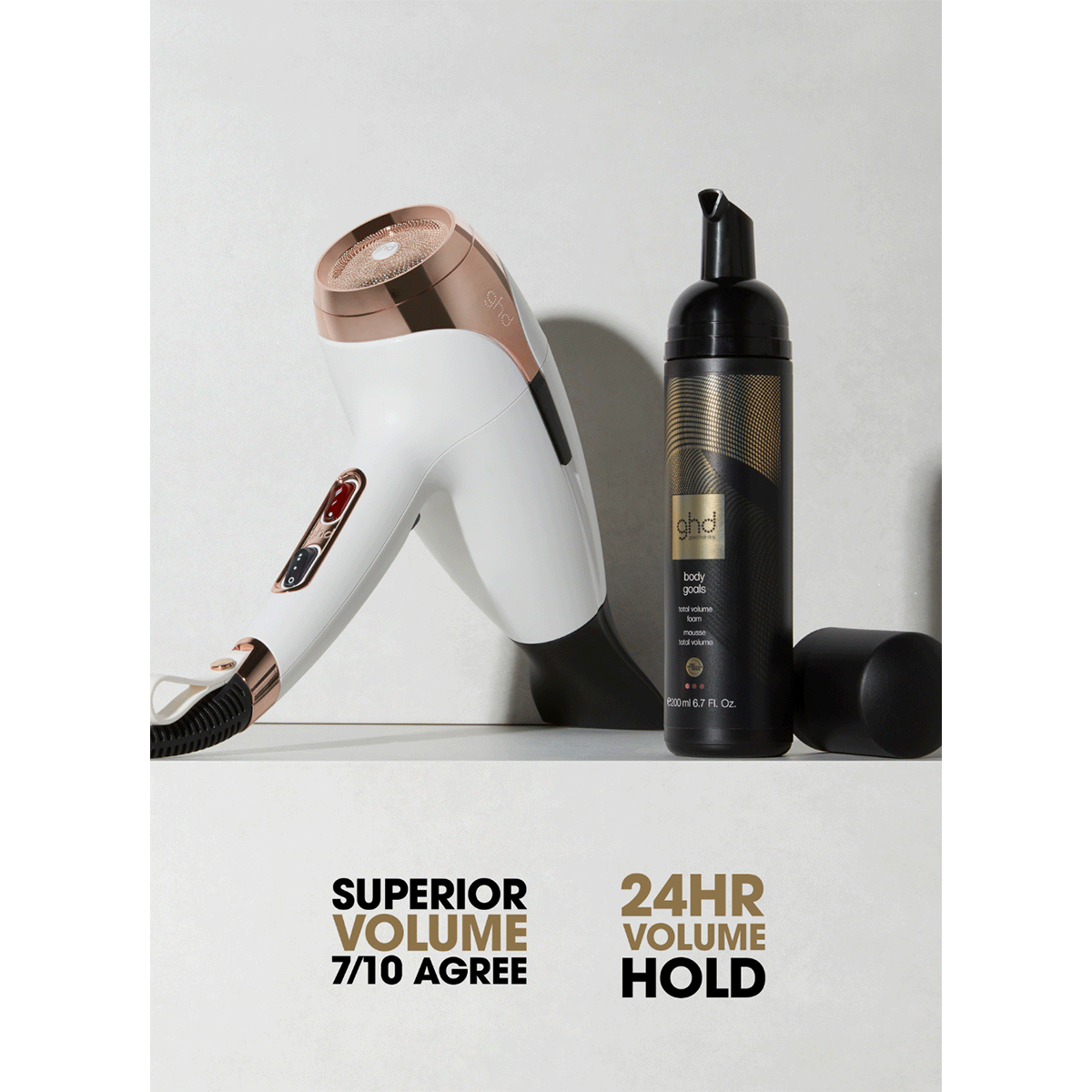 ghd - Body Goals Volume Mousse - 200 ml, foto 2 van 4